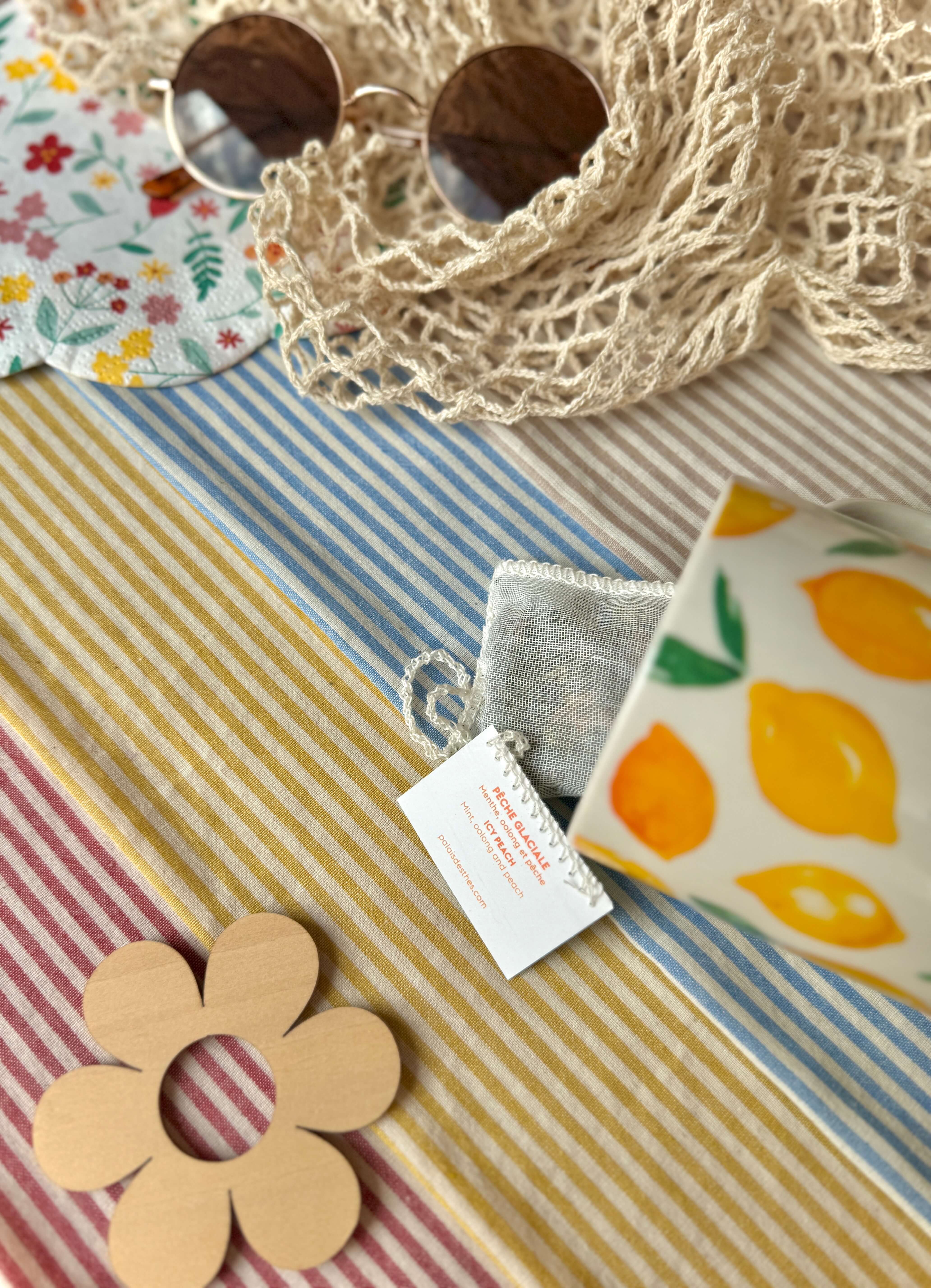 Coton Viscose Rayé / Raytis Jaune