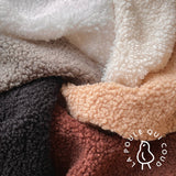 Coupon 1 Mètre - Teddy Peluche / Cacao