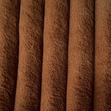 Coupon 1 Mètre - Fausse - Fourrure Cotelée / Barracuda Tabac