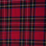 Coupon 50 cm - Tartan / Dan Rouge - Jaune