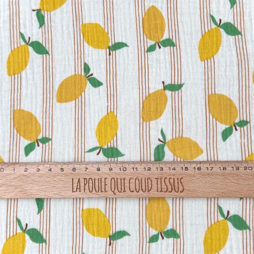 Algodón estampado / Cítricos