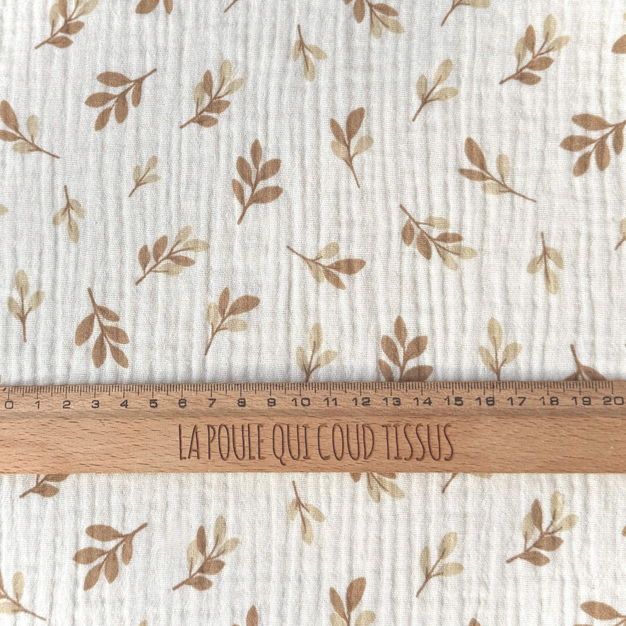 Coupon 60 cm - Double Gaze / Automn Leaves