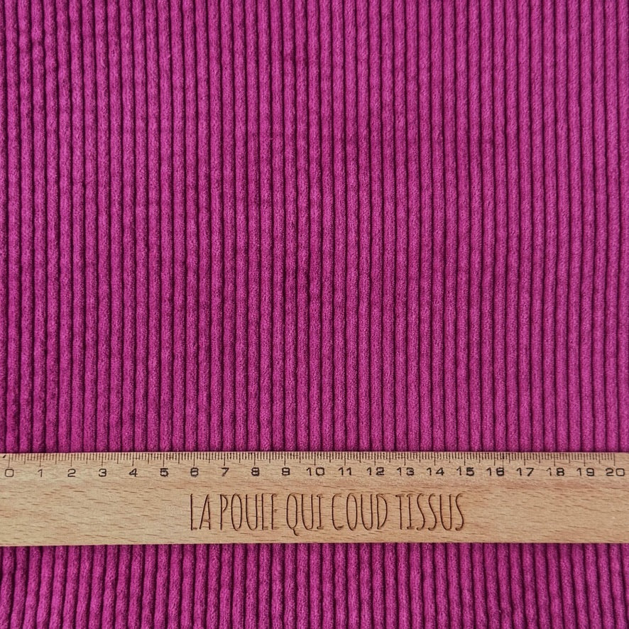 Velours Côtelé 100% Coton / Dahlia