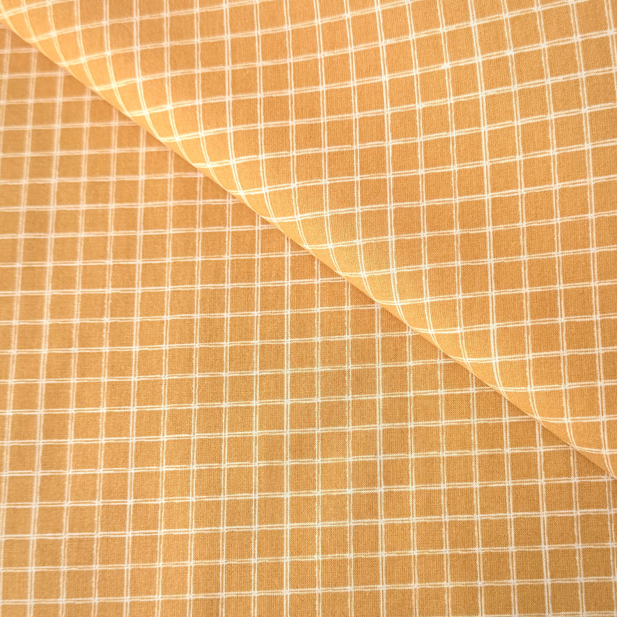 Coupon 1.4 m - Coton Imprimé / Jules Blanc - Avoine