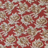 Woven Cotton / Red Celestine