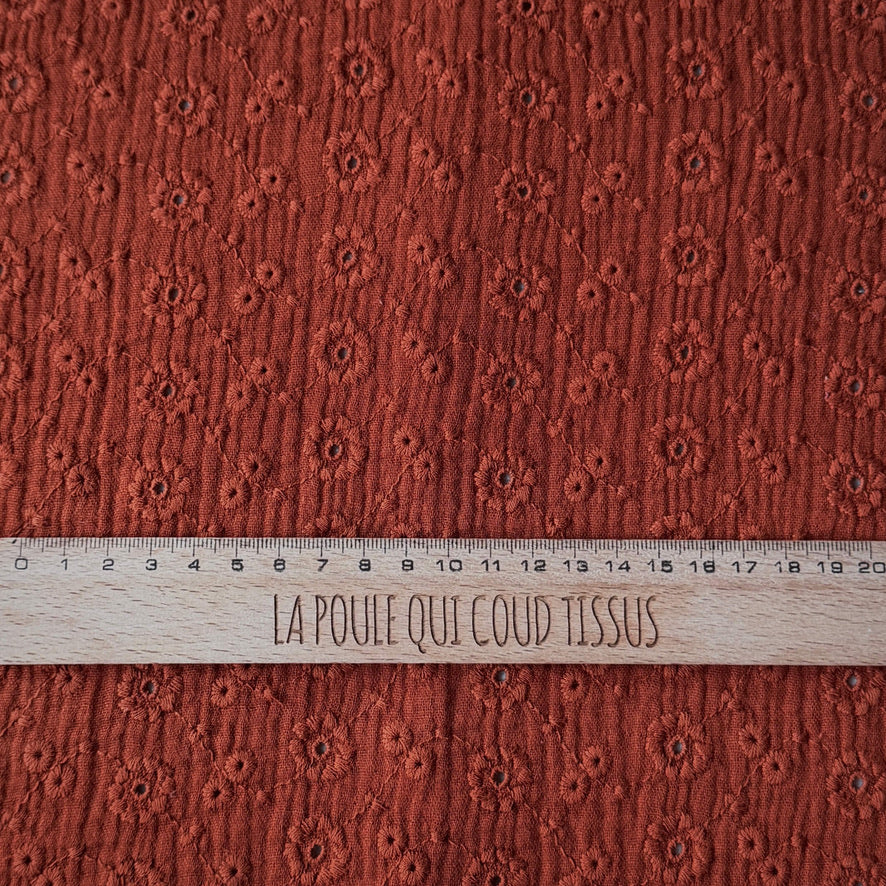 Double Gaze Brodée / Suzy Rouille