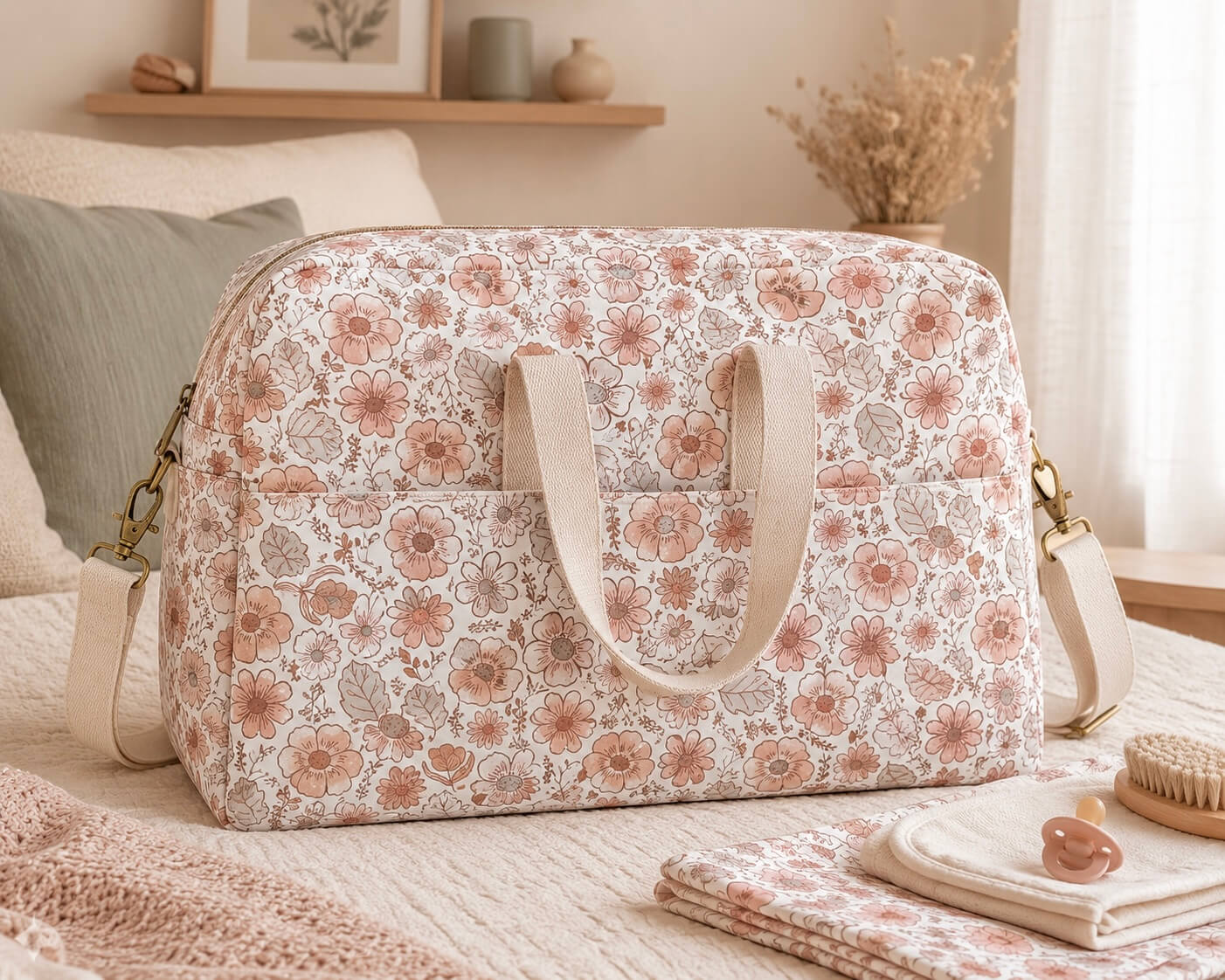 Coton Numérique Exclusif LPQC /  Fleur Pastel