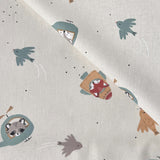 Printed Cotton / Illico Beige
