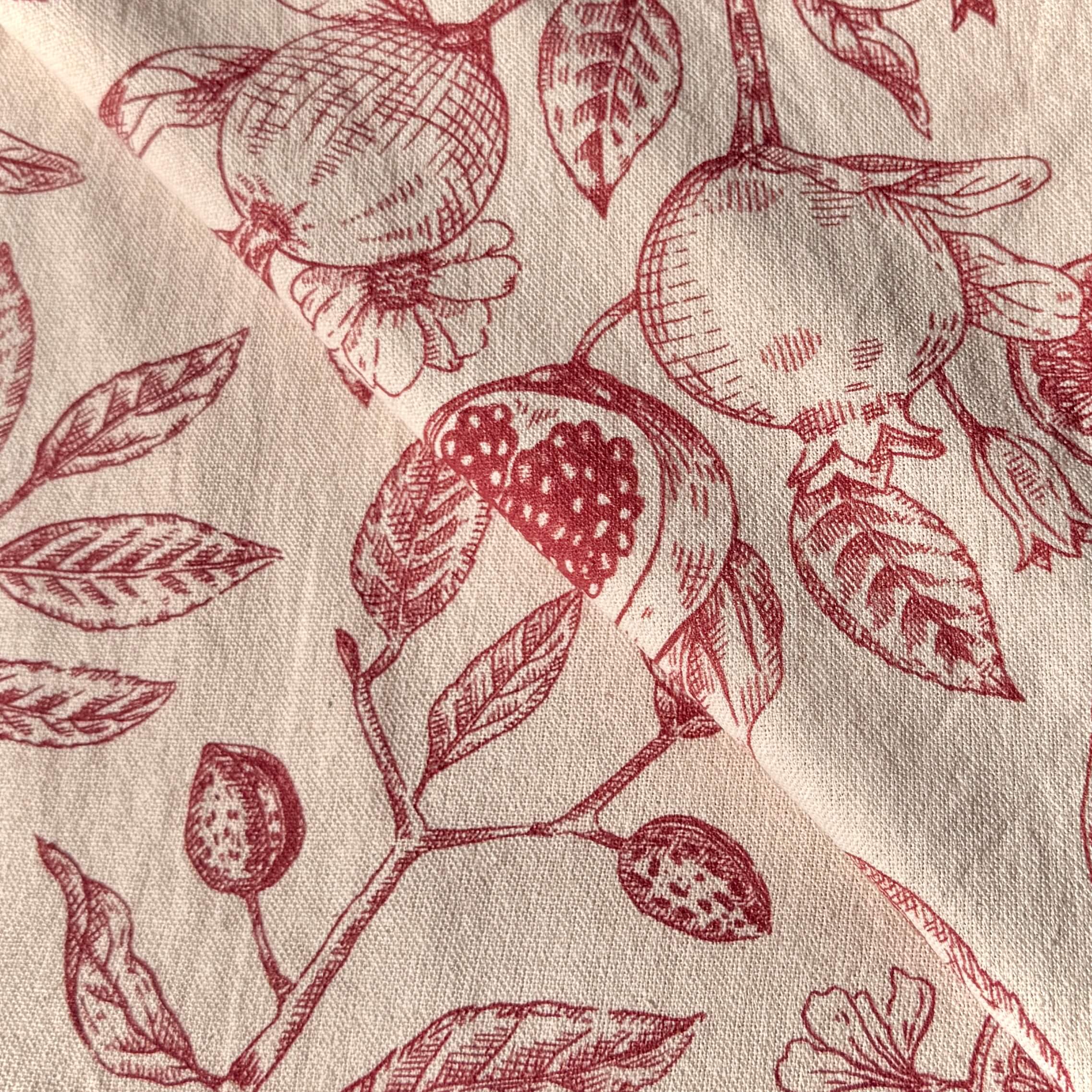 Coton Tissé  / Granata Groseille