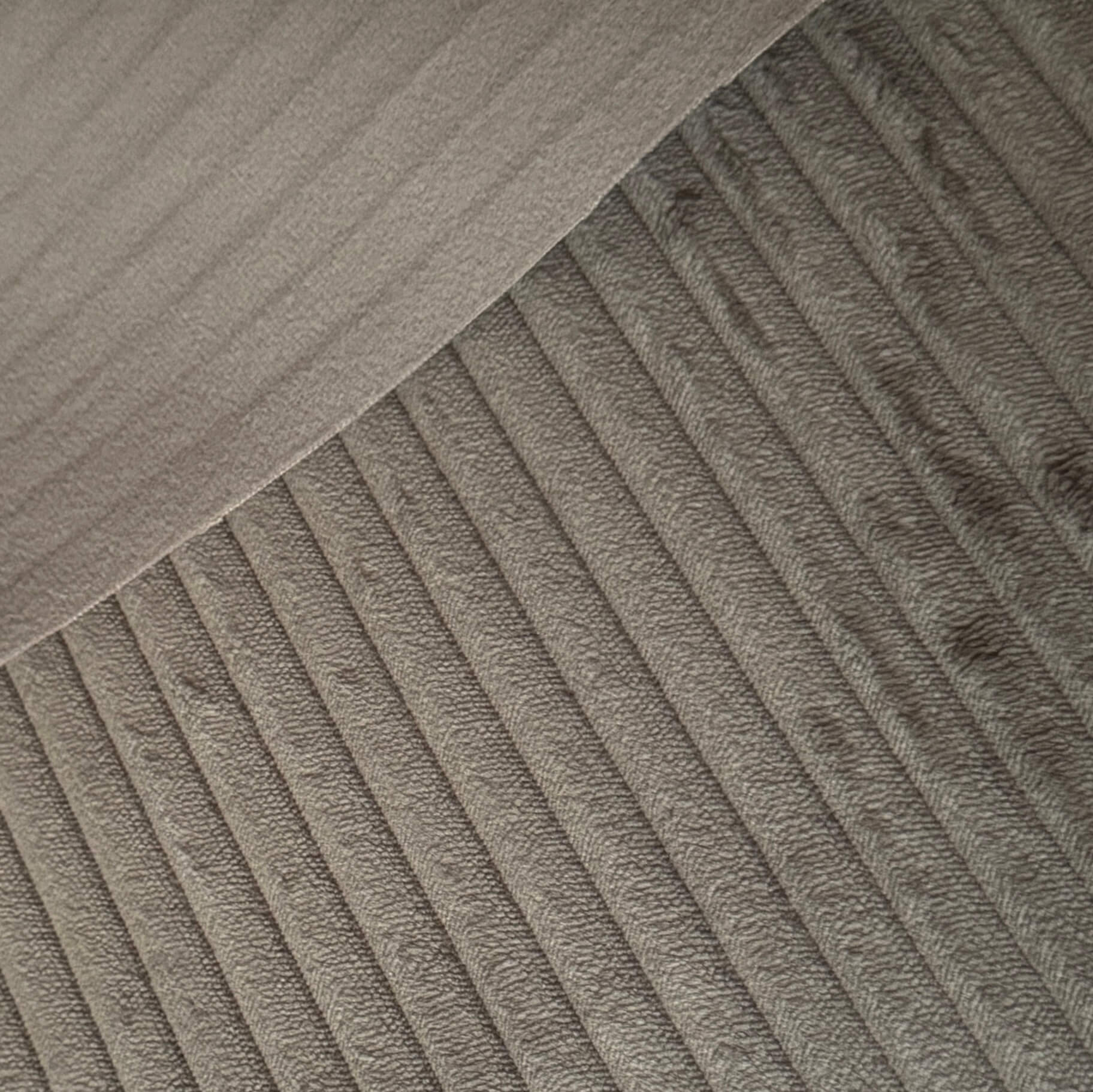 Coupon 1 Mètre - Velours Côtelé Futé / Taupe
