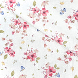 Digitally Printed Cotton / Roman Ecru-Yellow