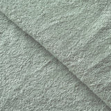 Coupon 1 Mètre - Eponge Bouclette 100% Coton  / Vert De Gris