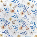 Coton à Impression Numérique / Zada Bleu