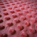 Coupon 90 cm - Minky Bubble / Marsala