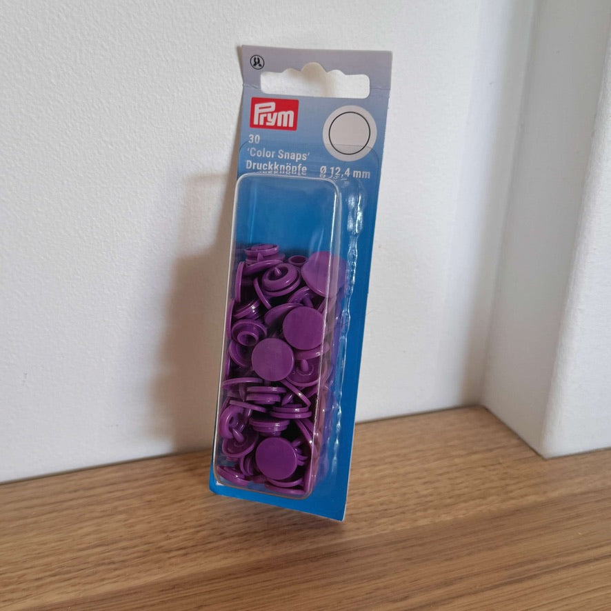 Bouton-pression ColorSnaps Ø12,4mm - Coloris unis