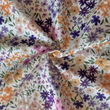 Coupon 80 cm - Coton à Impression Numérique / Romane Ecru-Jaune