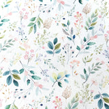 Digitally Printed Cotton / Romane White-Blue