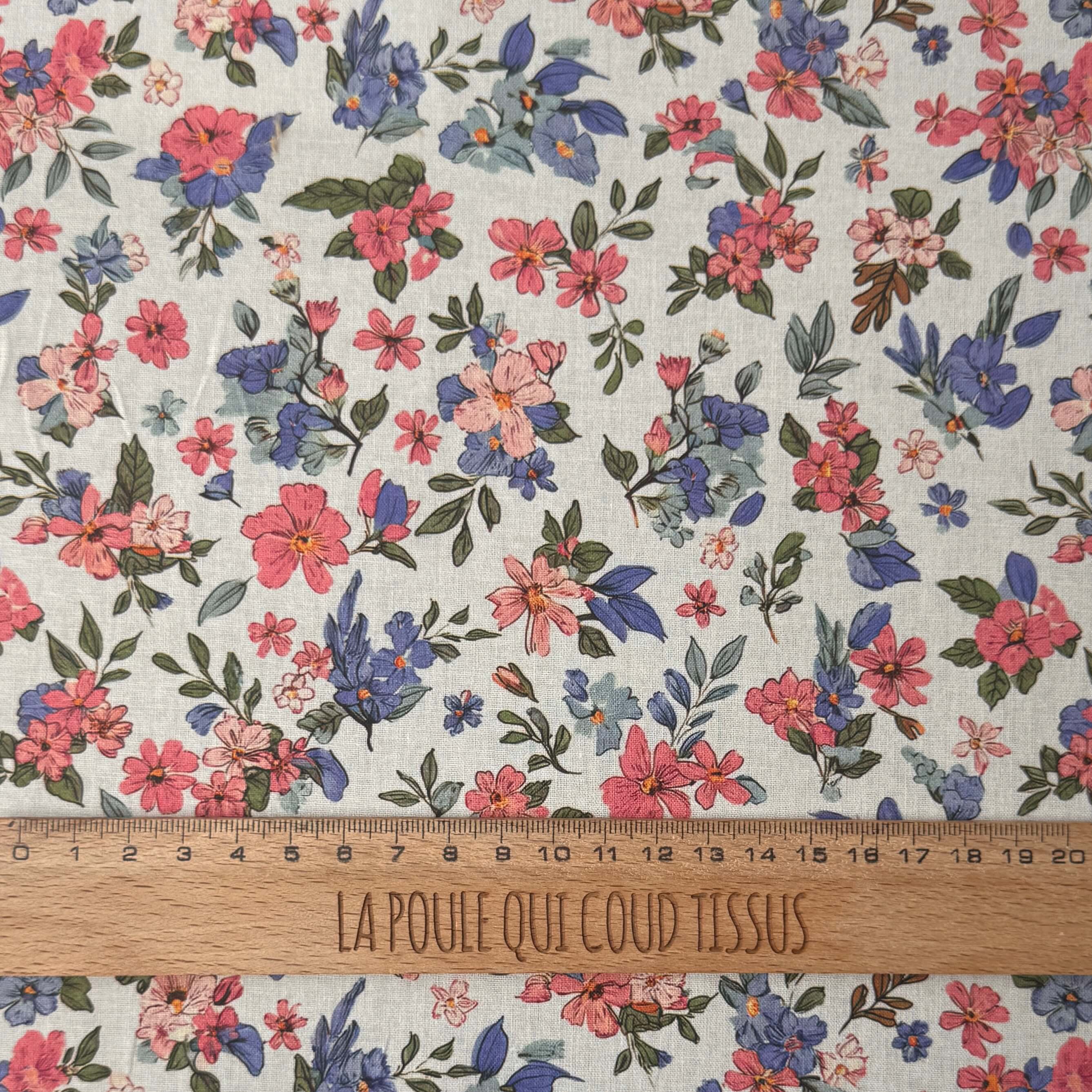 Coupon 50 cm - Coton à Impression Numérique / Kailey