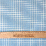 Printed Cotton / White Jules - Brown Sugar