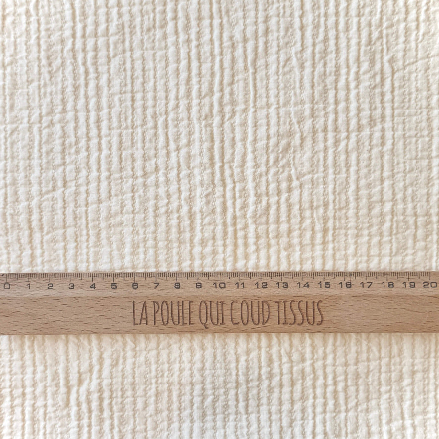 Coton Surpiqué / Ecru
