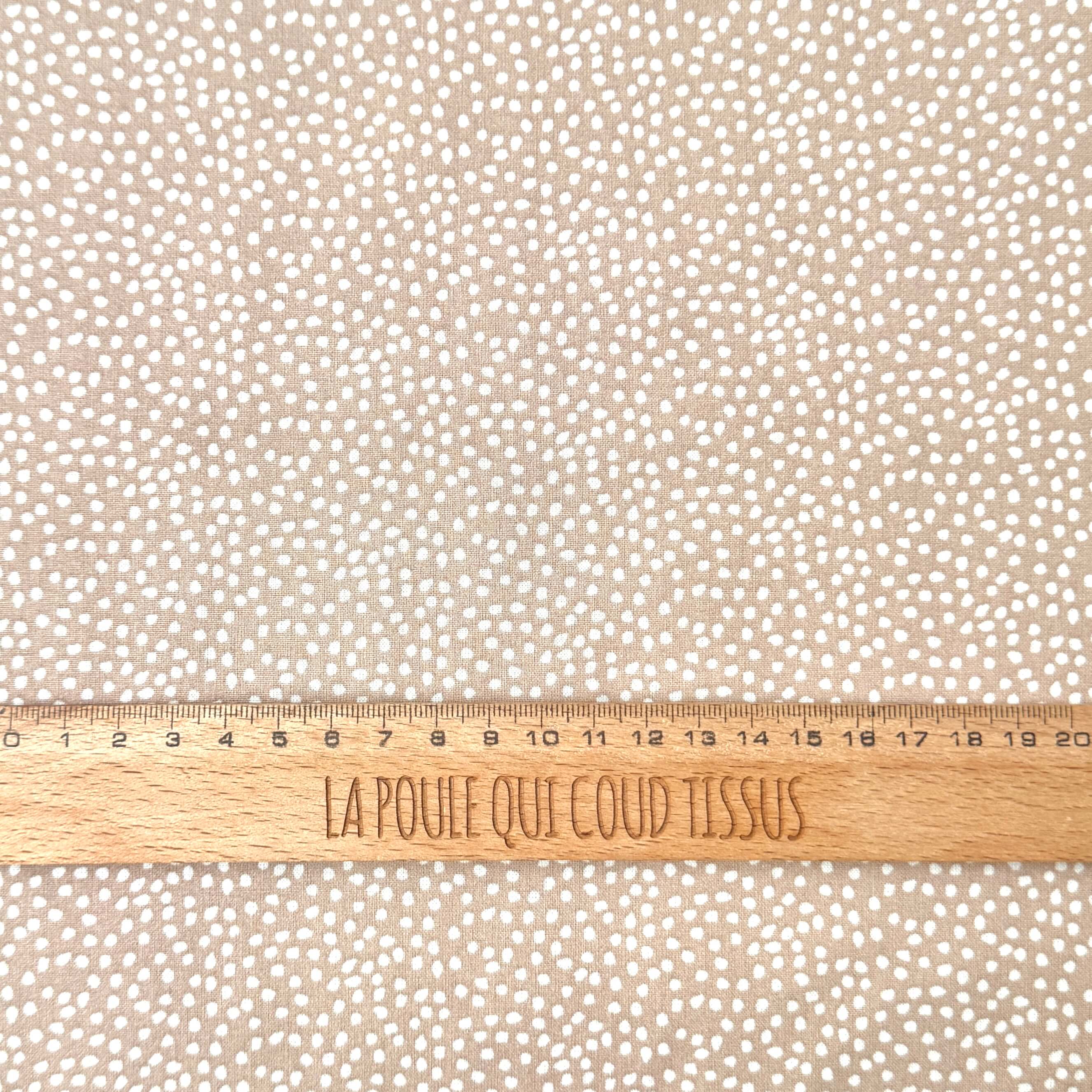 Coupon 60 cm - Coton Imprimé / Tassi Galet