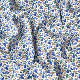 Printed Cotton / Otma Blue-Green