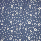 Flanelle de coton imprimée / Blues