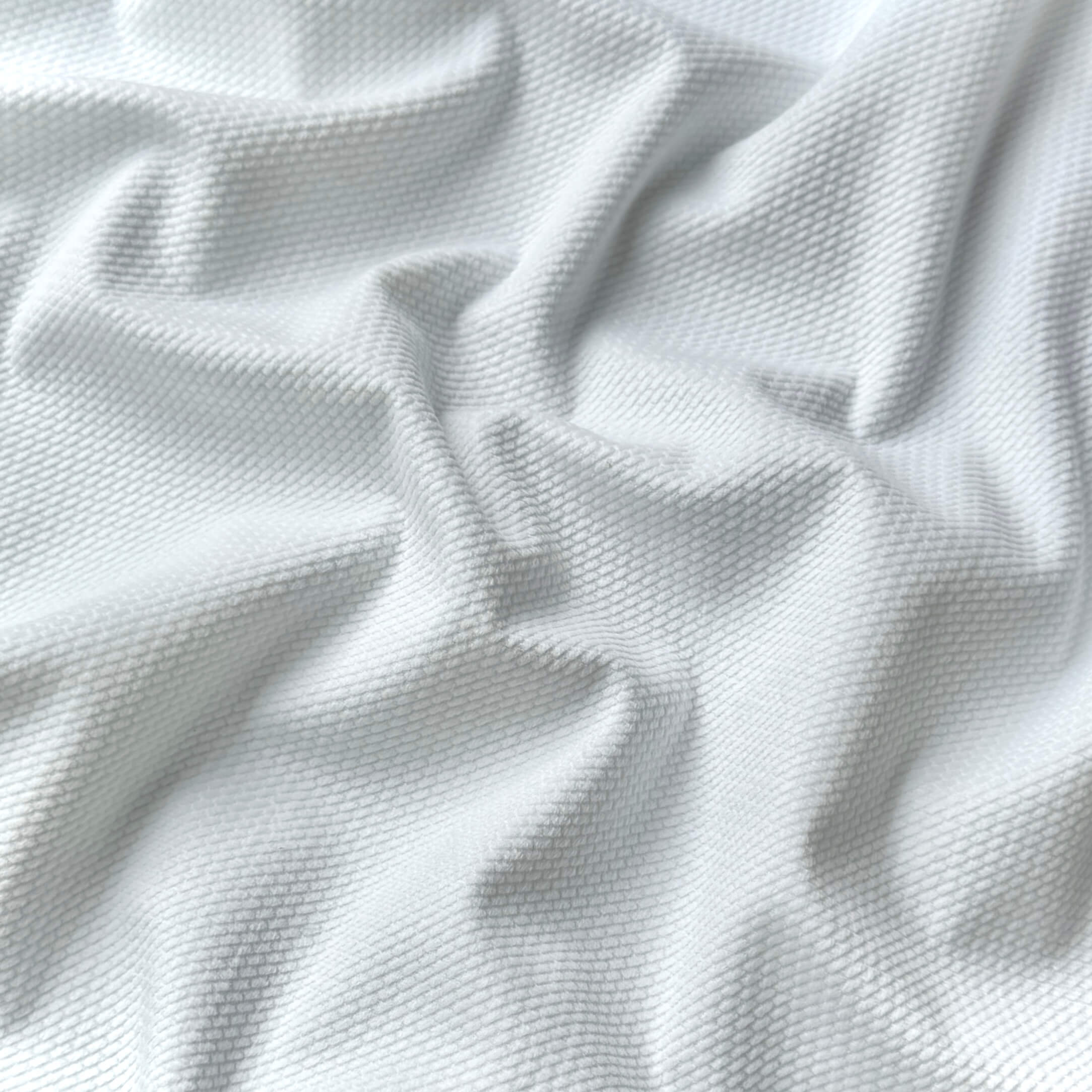 Velours Embossé / Blanc