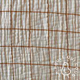 Coupon 90 cm - Double Gaze / Jacques Ecru-Cassonade