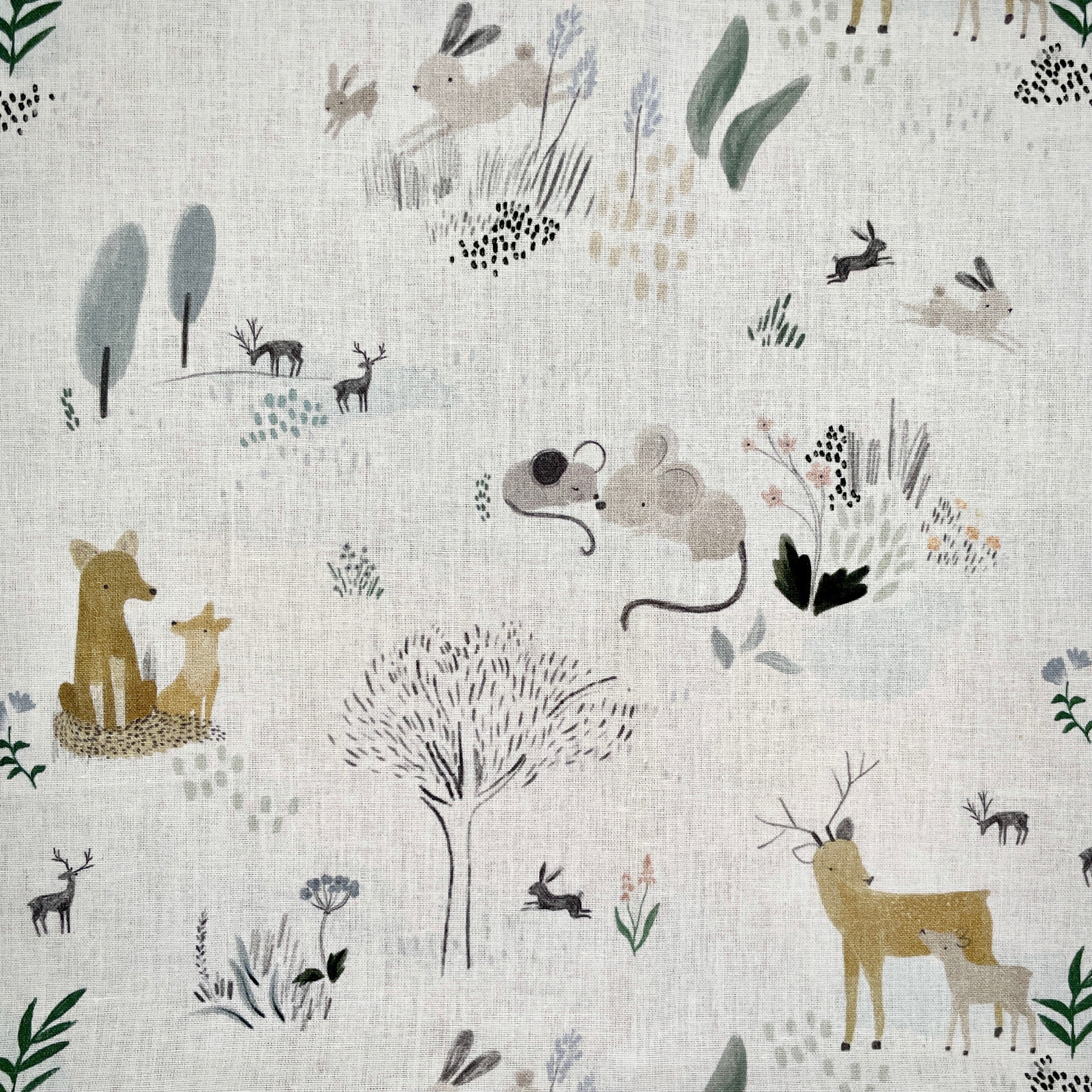 Coupon 1.5 m - Coton à Impression Numérique / Country