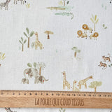 Coupon 1.7 m - Coton à Impression Numérique / Brousse