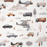 Coton à Impression Numérique / Roadtrip