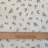 Coupon 60 cm - Double Gaze / Small Leaves