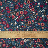 Velours Côtelé 1000 Raies / Barjay Bleu - Rose