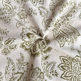 Coupon 1.6 m - Coton Tissé  / Ceylan Kaki