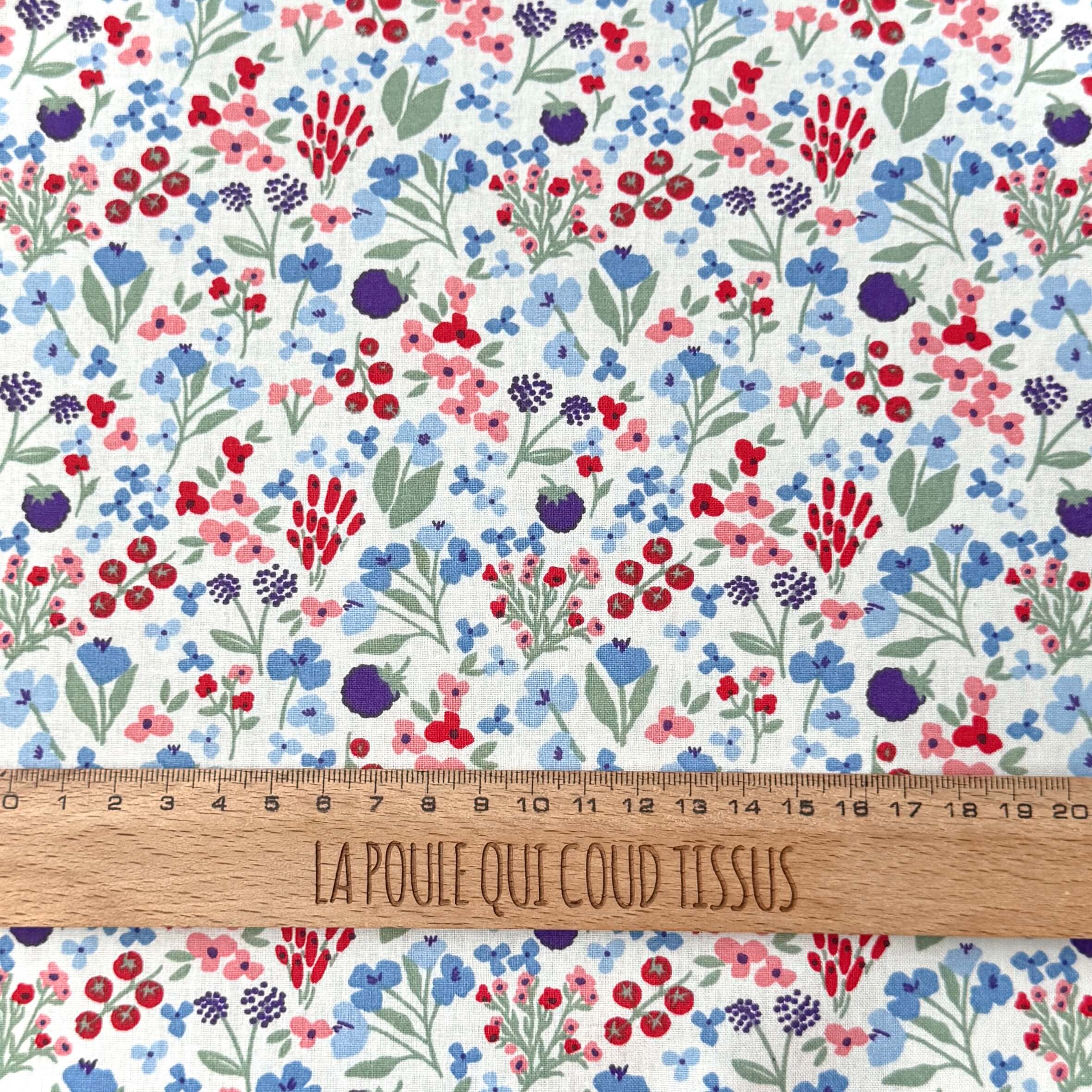 Coupon 1 Mètre - Coton Imprimé / Celine