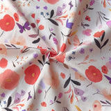 Digitally Printed Cotton / Roman Ecru-Yellow