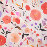 Digitally Printed Cotton / Roman Ecru-Yellow