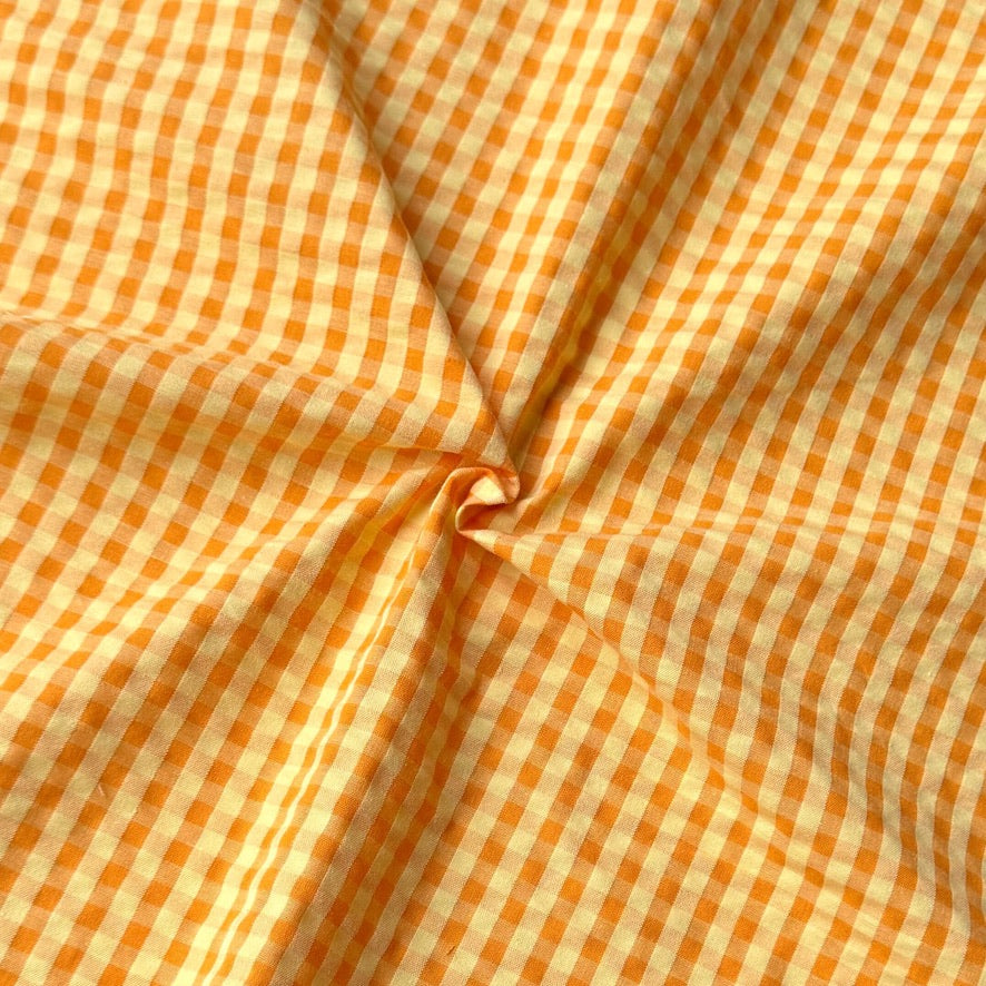 Coupon 1 Mètre - Seersucker / Eli Lemon-Mangue