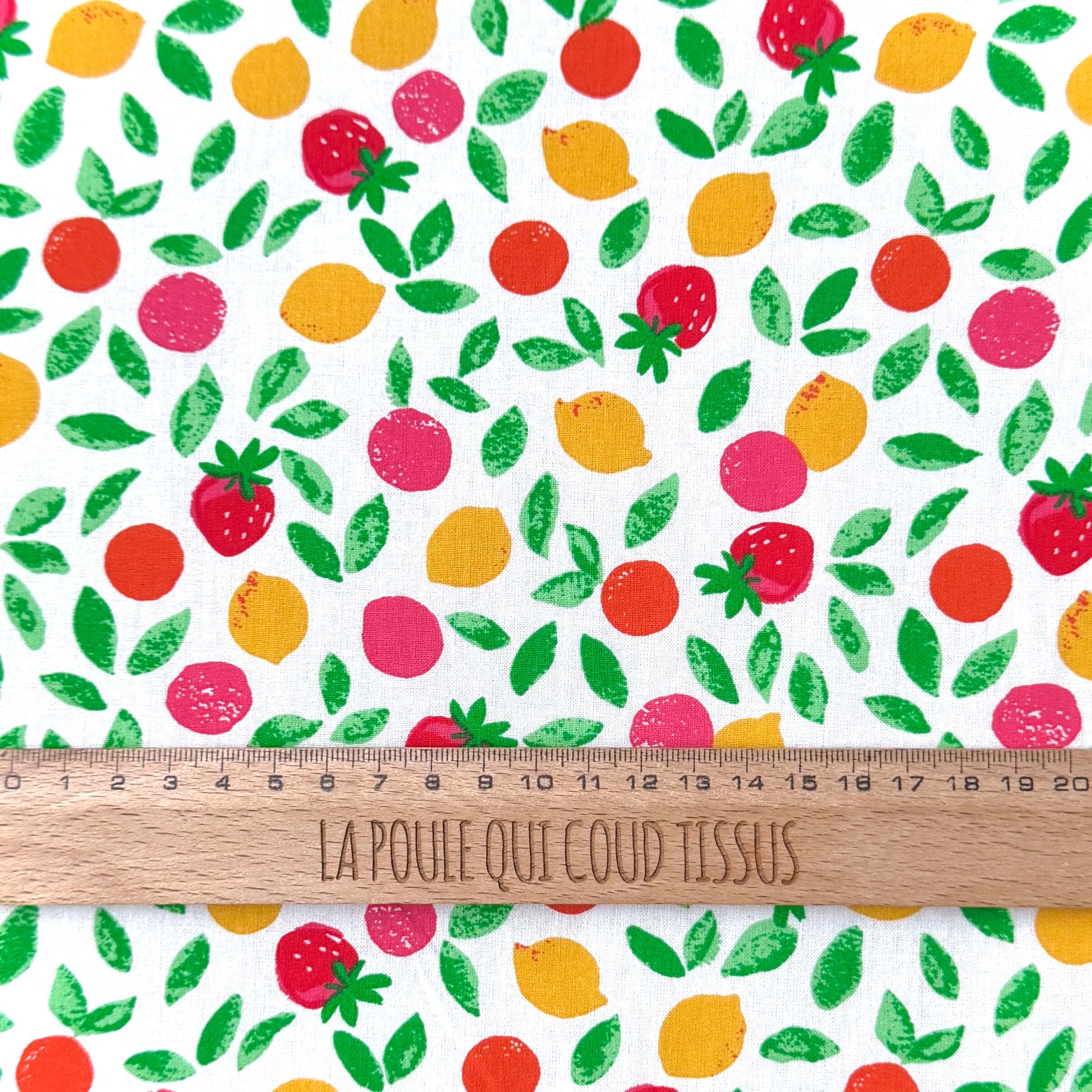 Algodón estampado / Cítricos