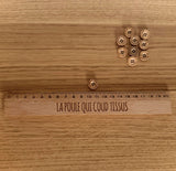 Bouton en Bois - Vague