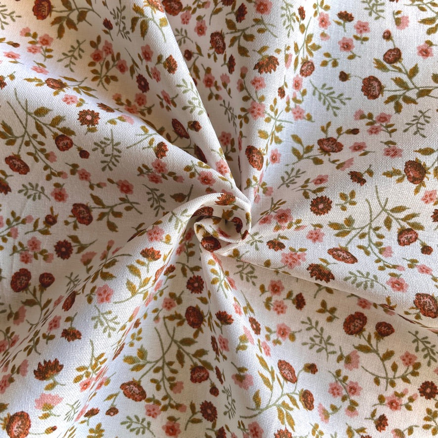 Coupon 50 cm - Coton Imprimé / Eleoni - Tomette Thym