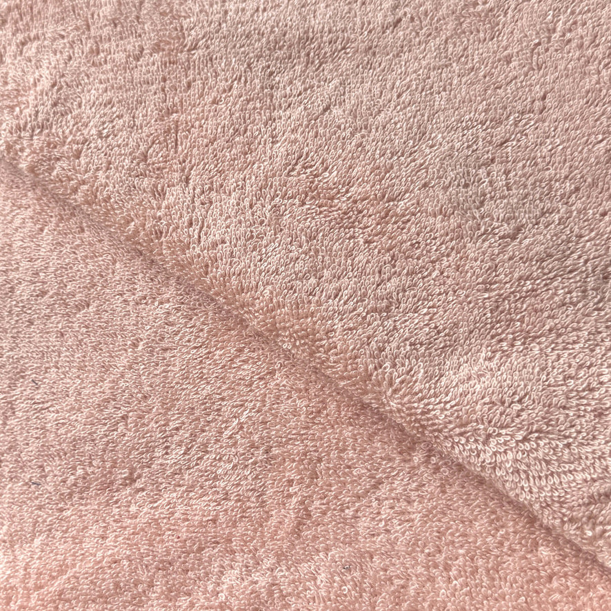 Coupon 80 cm - Eponge Bouclette 100% Coton  / Spa Rose