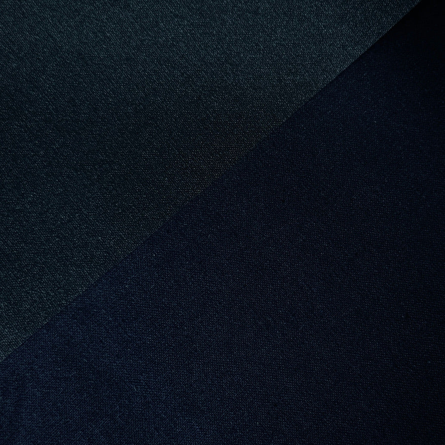 Coupon 80 cm - Coton enduit / Uni Minuit
