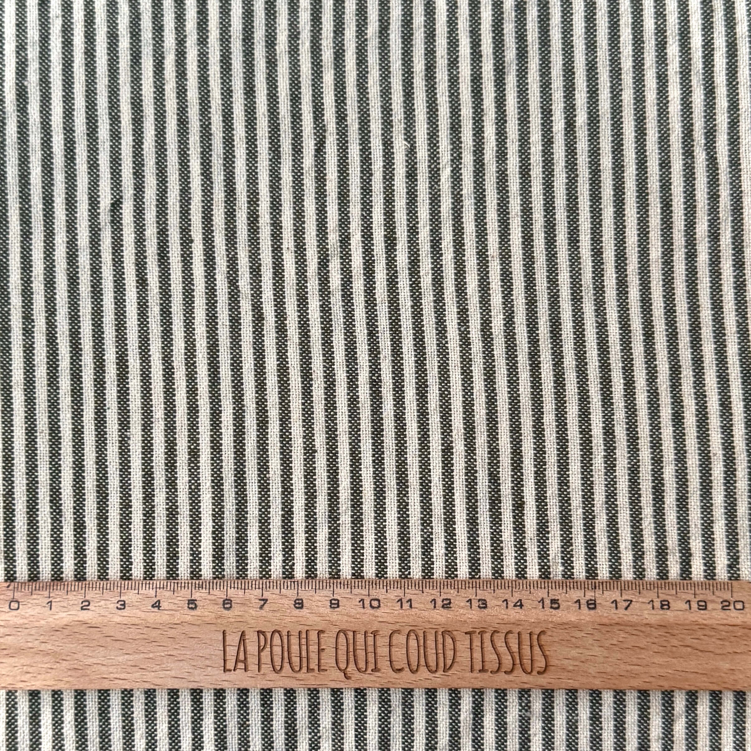 Coupon 1.5 m - Coton Tissé  / Simone Kaki