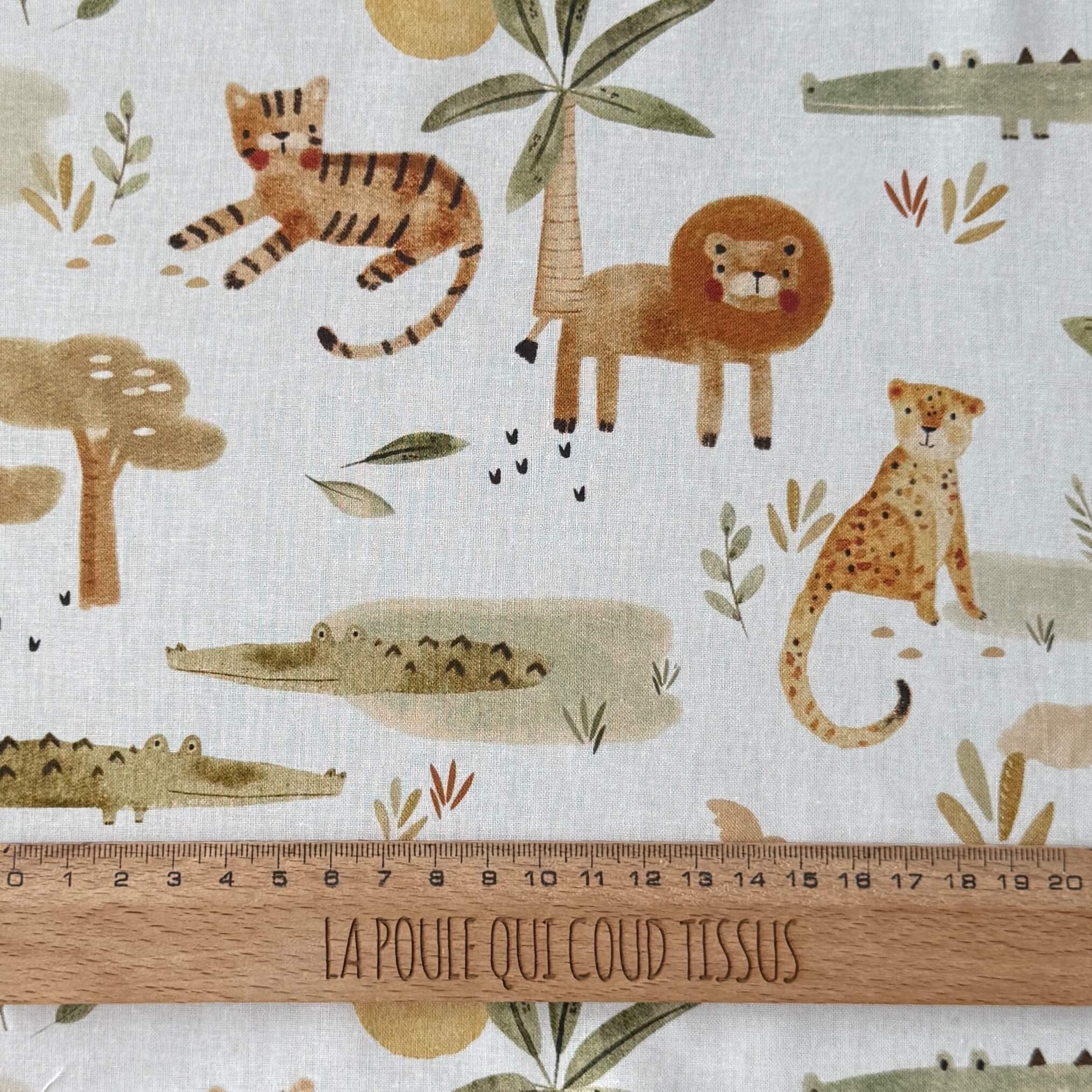 Coupon 1.2 m - Coton à Impression Numérique / Sarafou