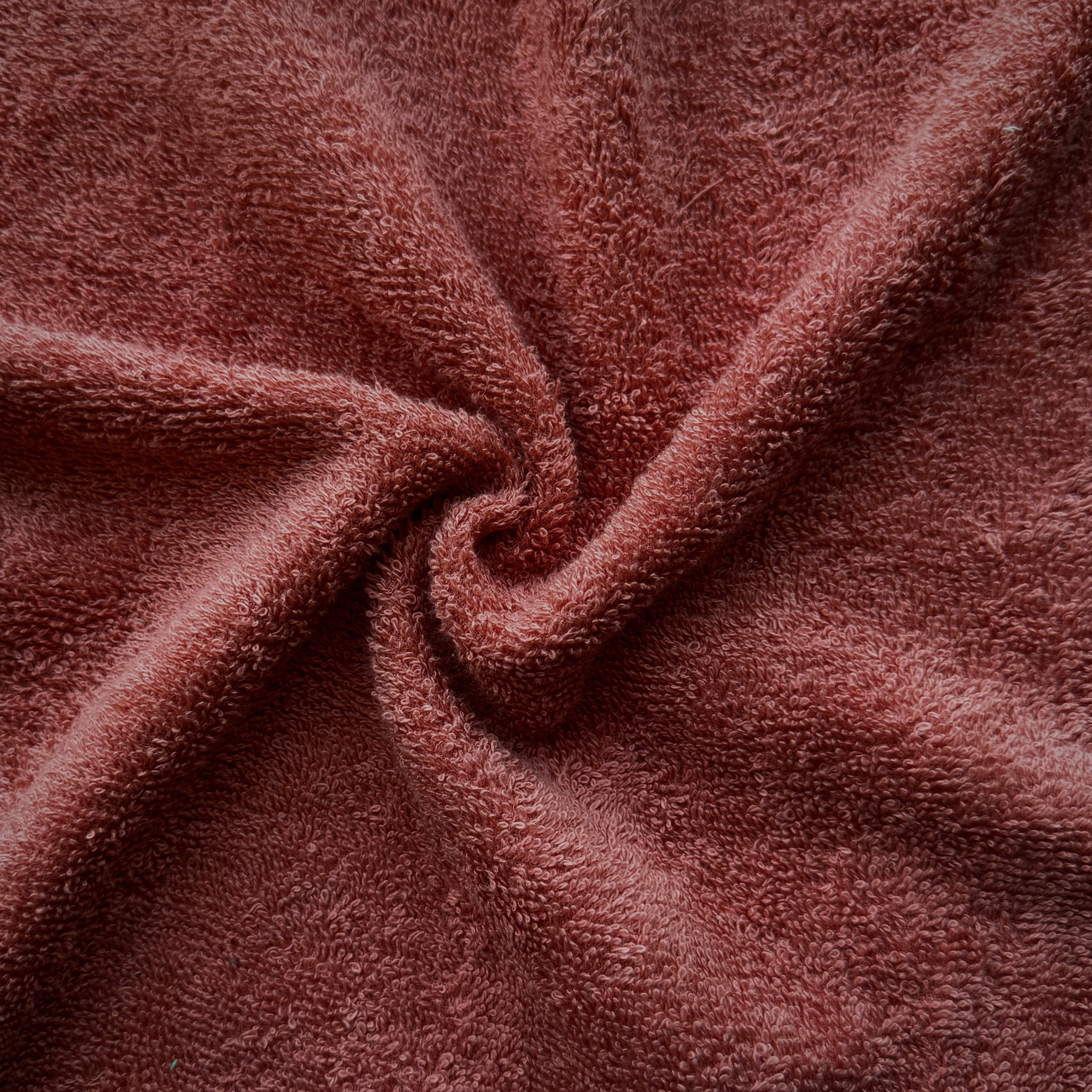 Coupon 1.5 m - Eponge Bouclette 100% Coton  / Marsala
