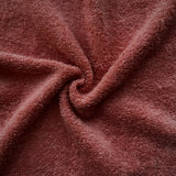 Coupon 1.5 m - Eponge Bouclette 100% Coton  / Marsala