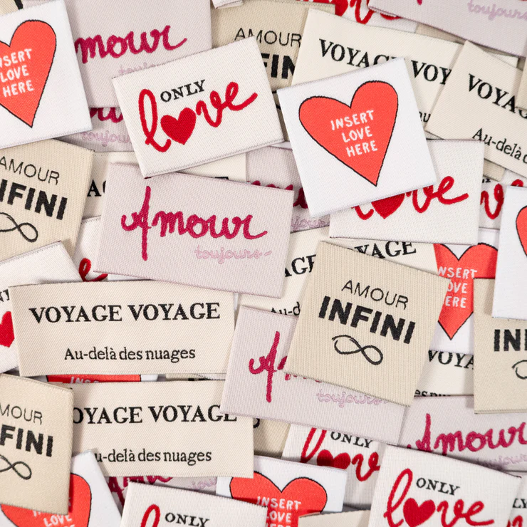 Etiquettes tissées à coudre - Ikatee (sachet de 5)