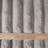 Coupon 1 Mètre -Fausse - Fourrure Cotelée / Barracuda Lin